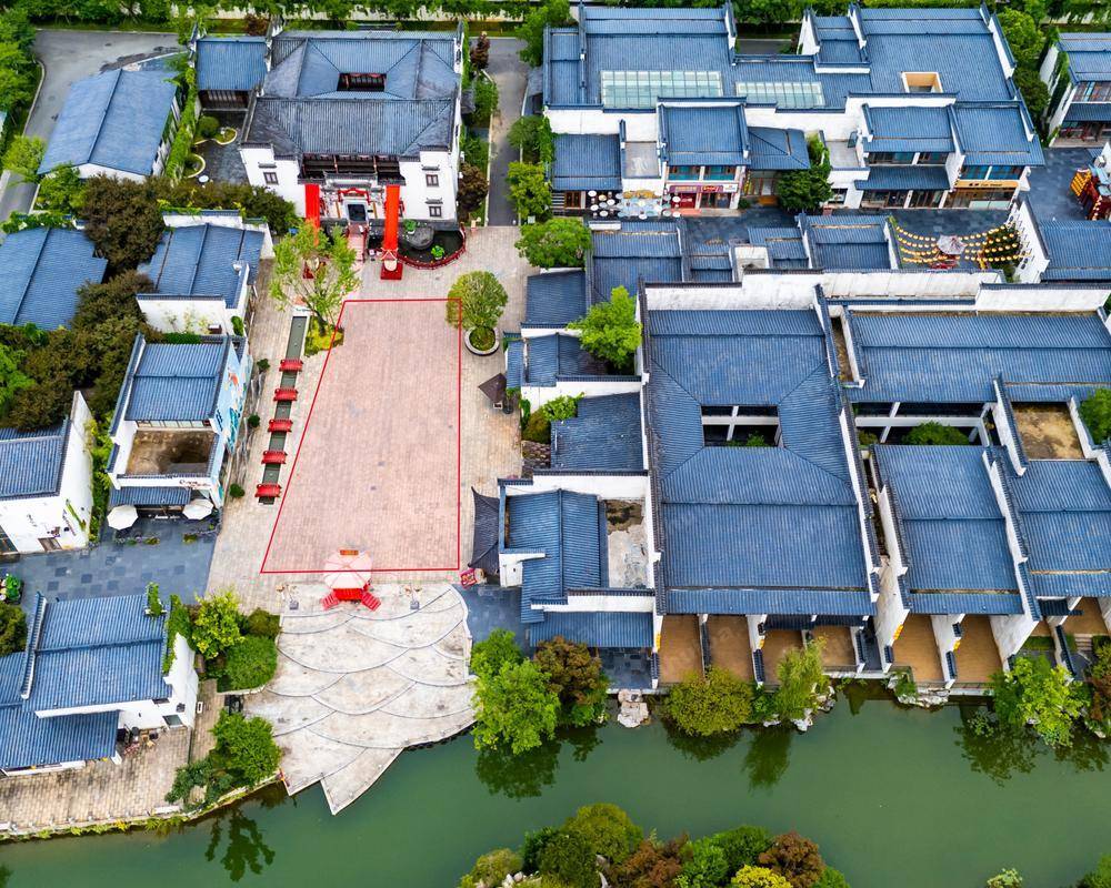 上饶市婺女洲度假区 - 一层鱼纹广场
